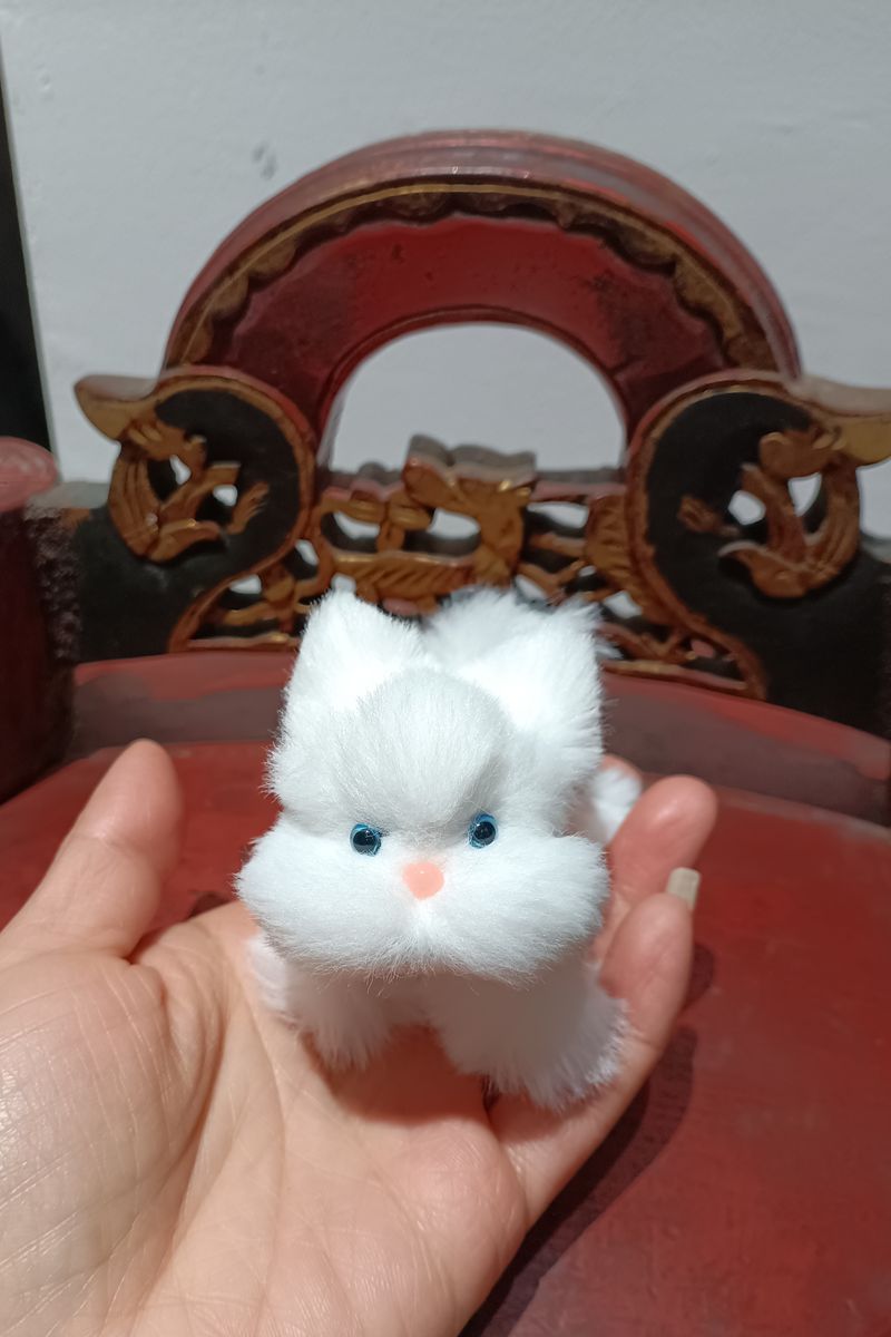 Handmade Small Pipe Cleaner Fury Kitten