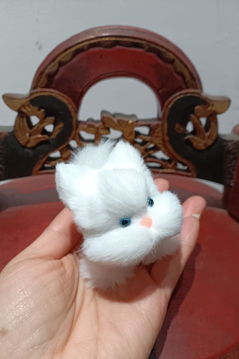 Handmade Small Pipe Cleaner Fury Kitten