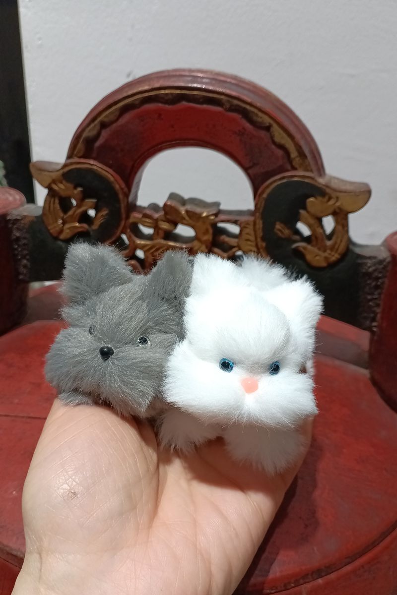 Handmade Small Pipe Cleaner Fury Kitten